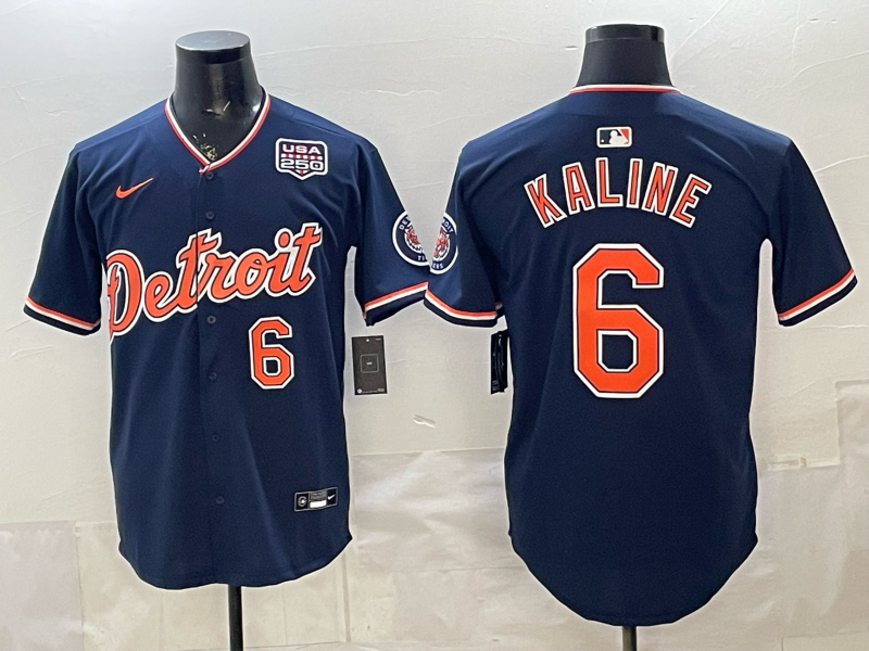 Men Detroit Tigers #6 Kaline blue Nike 2026 MLB Jersey 0401002